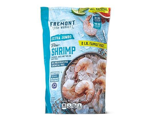 Fremont Fish Market 
 Extra Jumbo EZ Peel Raw Shrimp