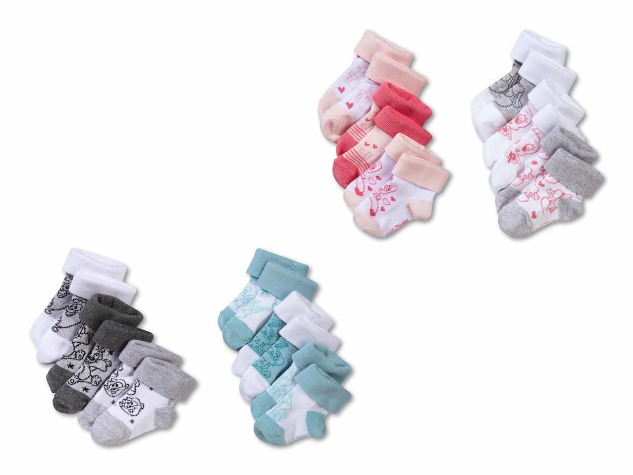 Socquettes pour bébé, 3 paires1