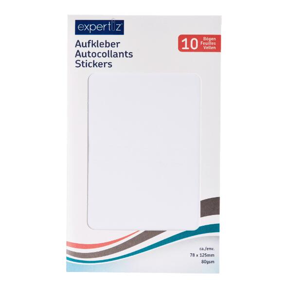 EXPERTIZ(R) 				Aufkleber, 10 Blatt