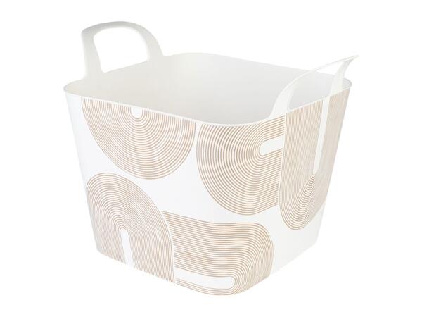 Livarno Home Flexible Tub - Pink & White