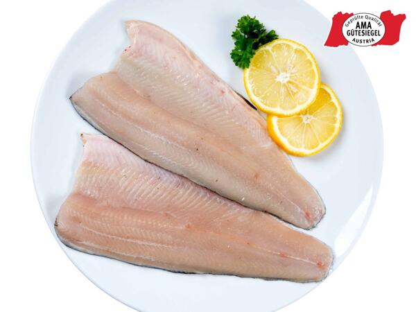 Frisches Forellenfilet