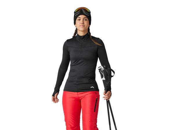 CRIVIT Ladies' Black Thermal Sports Top