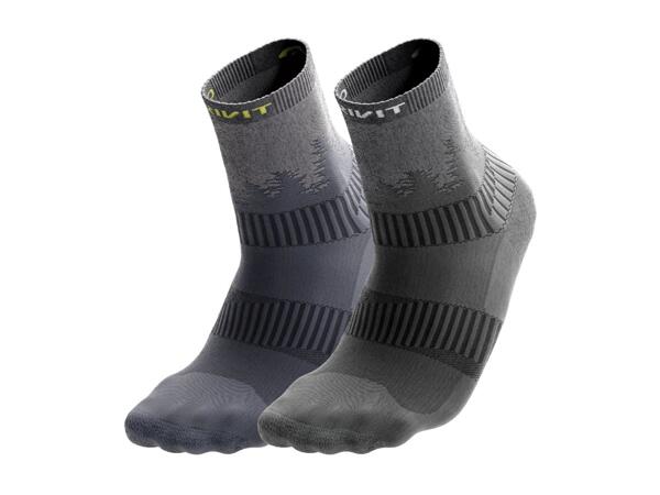 CRIVIT Adults' Grey Outdoor Socks - 2 Pairs