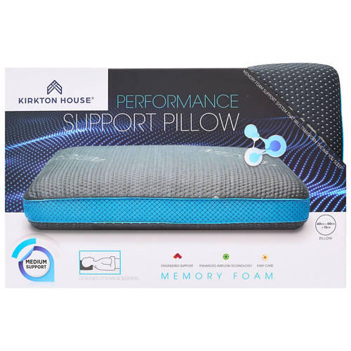 Performance Memory Foam Support Pillow - Medium