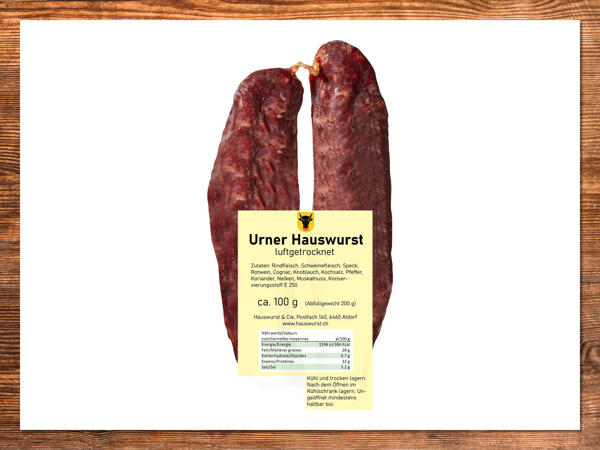 Saucisses séchées d'Uri