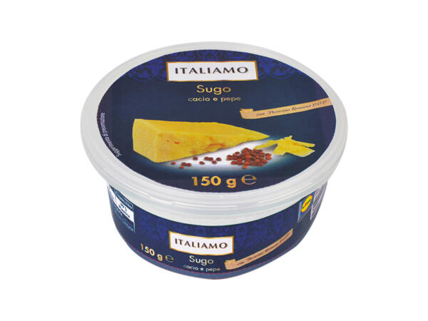 Cacio cheese and Pepper Sauce with Pecorino Romano Cheese PDO