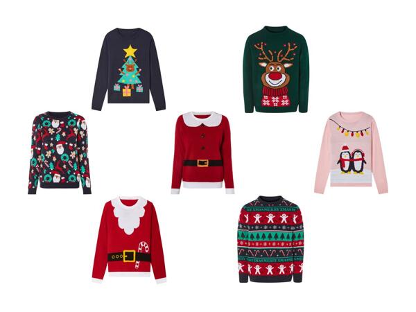 ESMARA(R)/ESMARA MEN(R) Julesweater med LED
