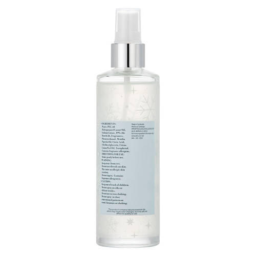 Holiday Room Spray with Essential Oils - First Snow