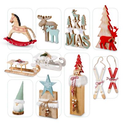 Weihnachtsdekoration aus Holz