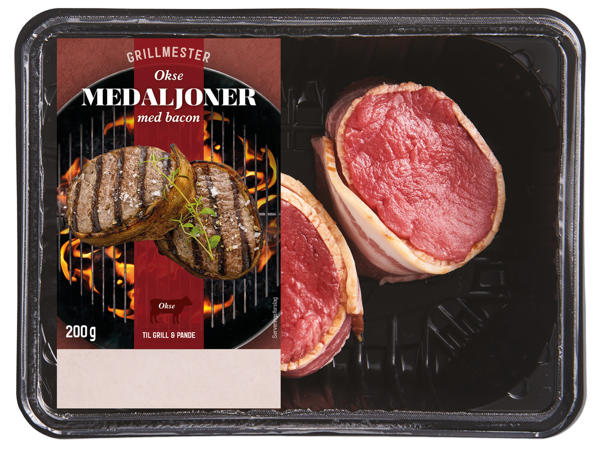 GRILLMESTER Medaljoner med bacon