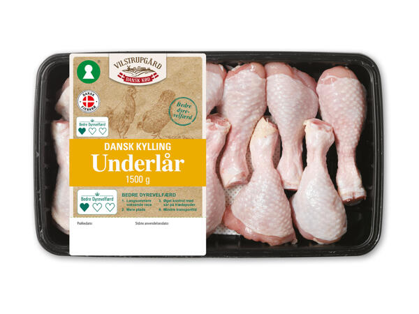 Danske kyllingeunderlår