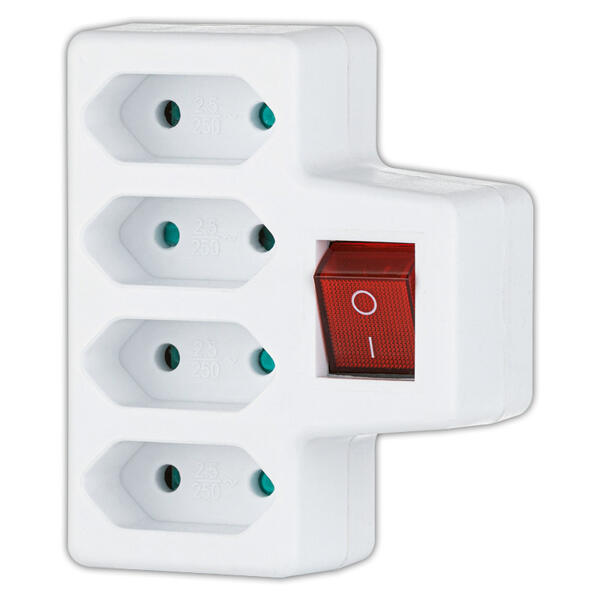 Steckdosenadapter 2-polig