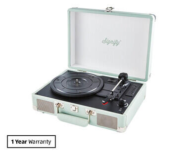 Retro Turntable Briefcase