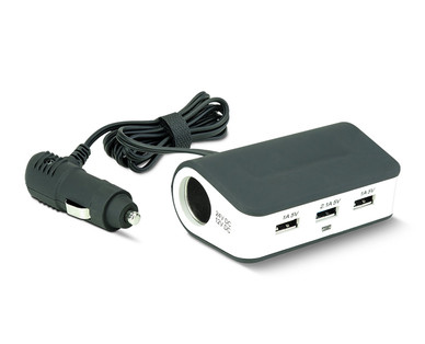Auto XS Car Socket Splitter With USB Ports