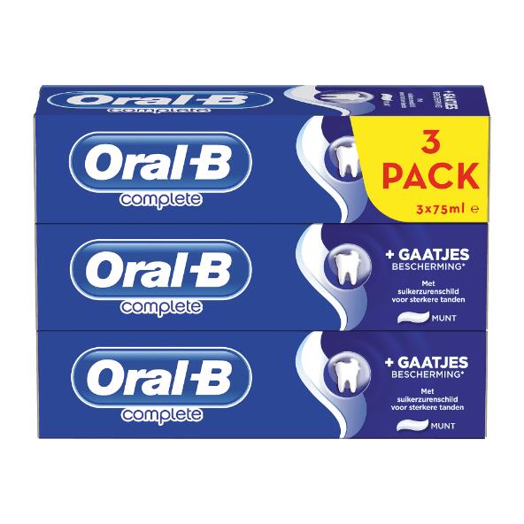 3-pack Oral-B complete clean&protect