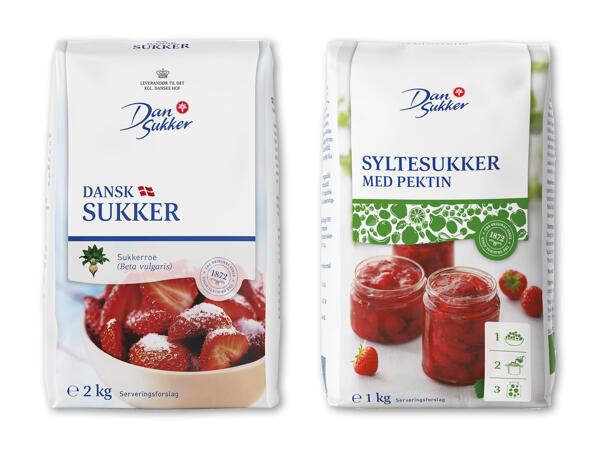 Dansukker dansk sukker eller syltesukker