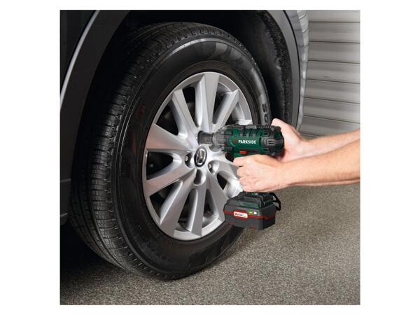 Cordless vehicle impact wrench 20V