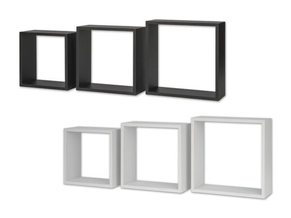Wand-Regalwürfel-Set, 3-teilig