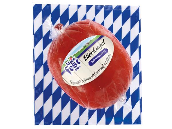 Bierwurstkugel