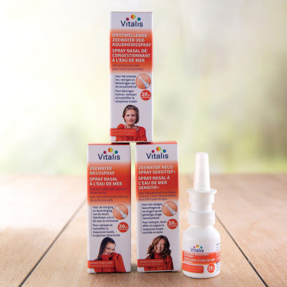 Spray nasal à l'eau de mer