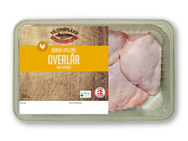 VILSTRUPGÅRD Dansk kyllingebryst-filet, overlår med ryg eller underlår