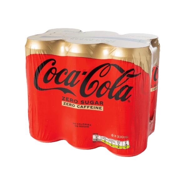 COCA-COLA(R) 				Coca-Cola sans caféine, 6 pcs