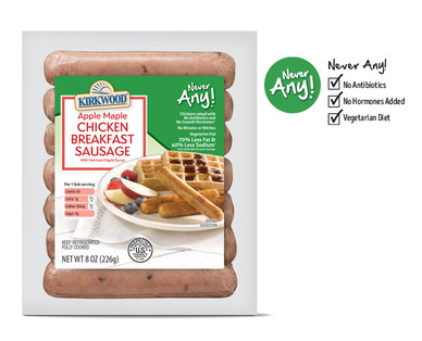 Kirkwood Never Any! Apple Maple Chicken Sausage