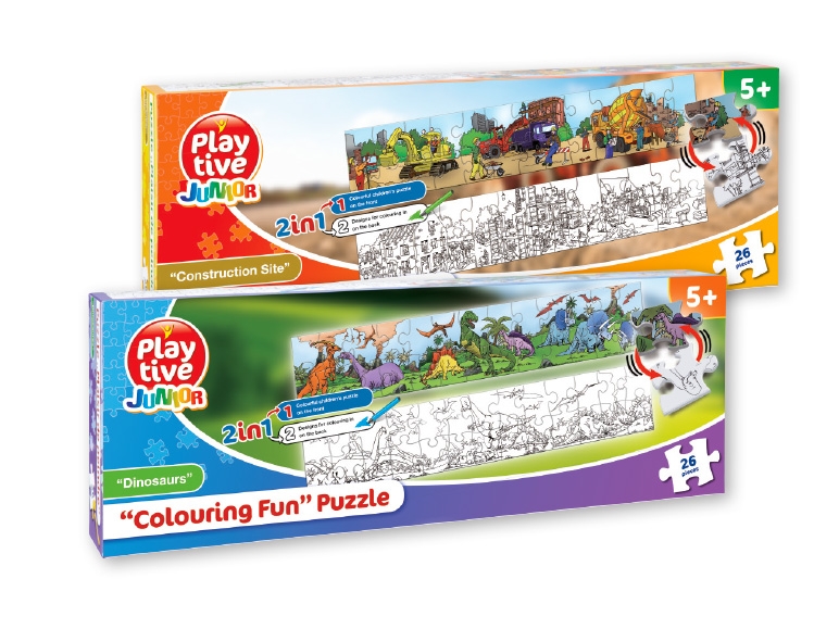Playtive Junior(R) Colour-Your-Own Jigsaw Puzzle