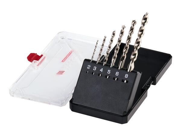 Drill bit set, 6 or 7 pieces