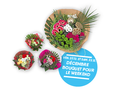 Bouquet pour le weekend Décembre