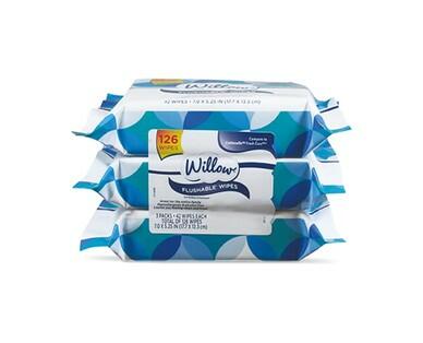 Willow Flushable Wipes