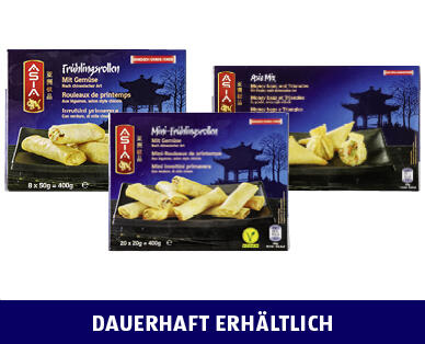 ASIA 
 FRÜHLINGSROLLEN/ASIA MIX