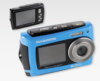Appareil photo numérique double écran MAGINON