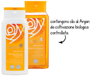 OMBIA PRODOTTI PER LA CURA DEL CORPO ALL'OLIO DI ARGAN