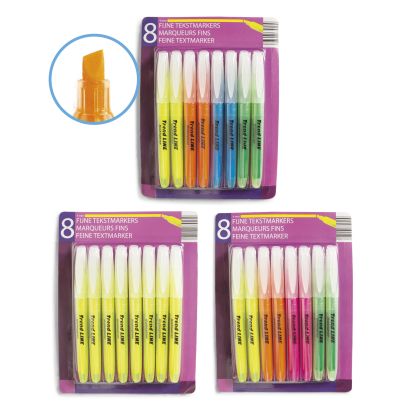 Feine Textmarker, 8 St.