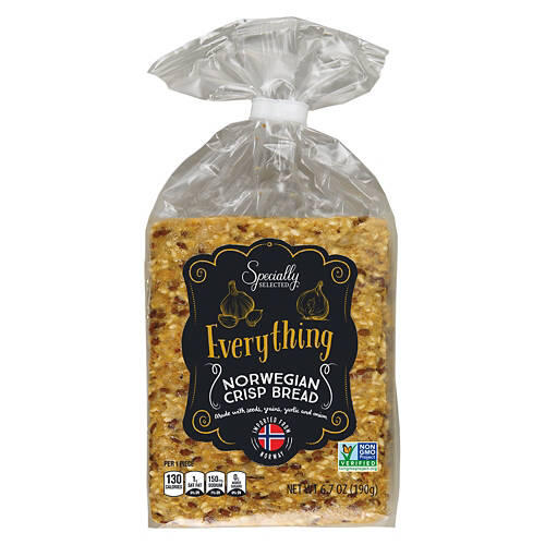 Everything Seasoning Norwegian Crispbread, 6.7 oz