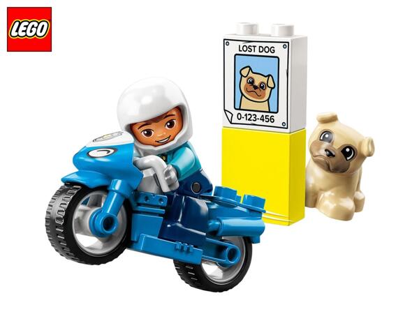 LEGO(R) Duplo Police Motorcycle Play Set