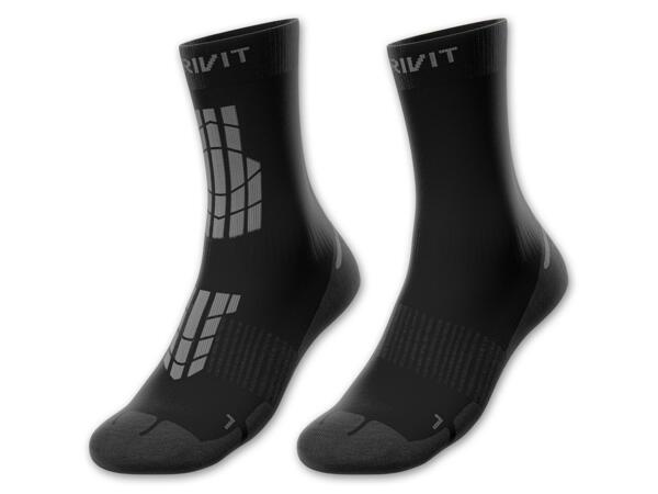Damen/Herren Wandersocken, 2 Paar