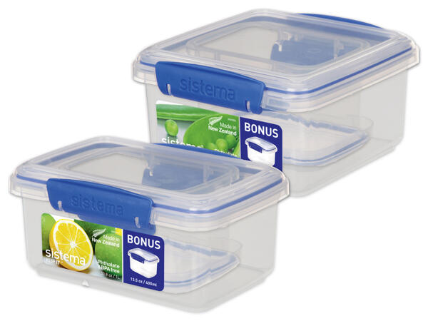 Sistema(R) Frischhaltedosen-Set, 2-teilig