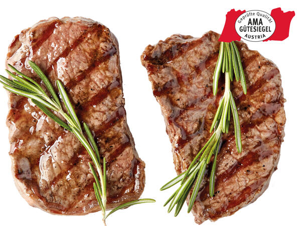 Frische Minutensteaks vom Rind