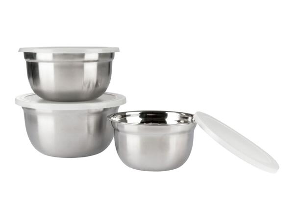 Ernesto Stainless Steel Bowls - Set of 3