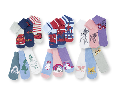 CARS/SPIDERMAN/BAMBI/DISNEY/DESPICABLE ME/WINNIE THE POOH Bio-Kinder-Socken