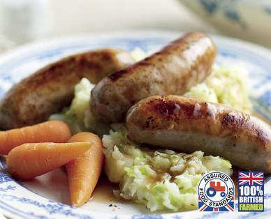 British Specially Selected Pork & Leek Sausages