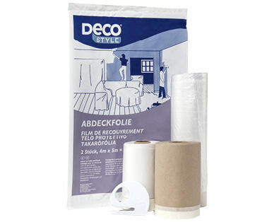 DECO STYLE(R)
LOT DE BÂCHES DE PROTECTION, 6 PIÈCES