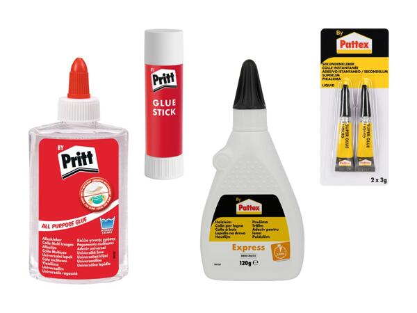Assortiment de colles Pritt et Pattex