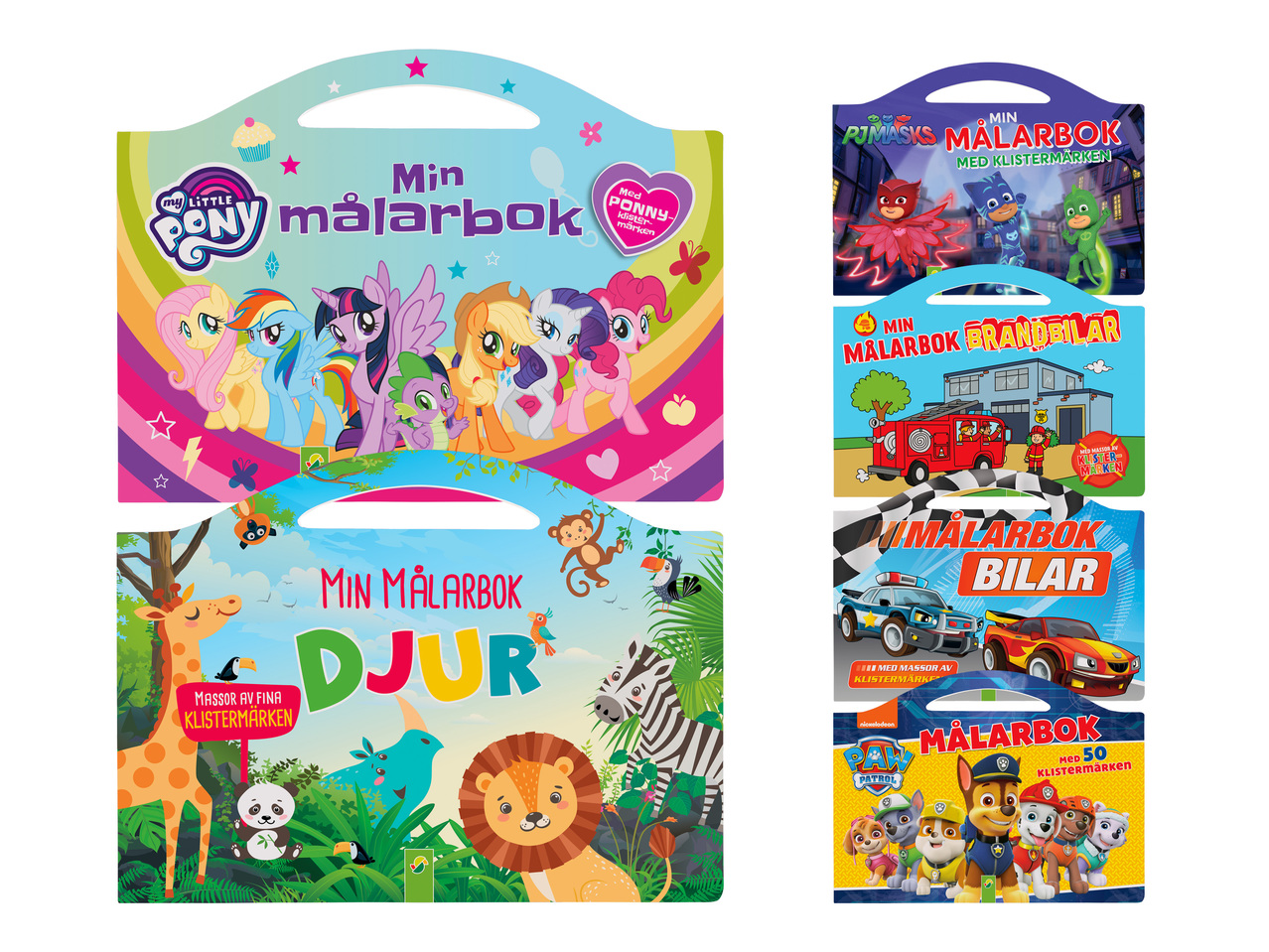 Målarbok med stickers1