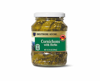 Deutsche Küche Herb or Chili Cornichons
