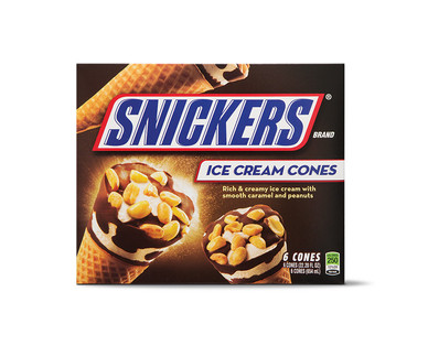 Snickers Ice Cream Cones