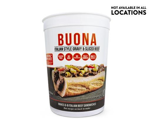 Buona 
 4 lb. Italian Beef