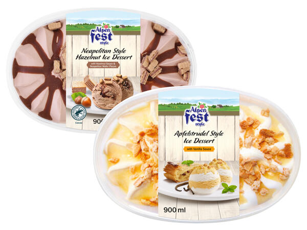 Gestrudeltes Eis